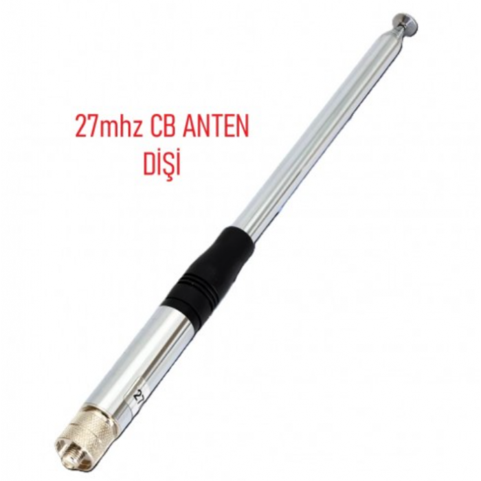 27Mhz CB Teleskopik Anten SMA-Dişi