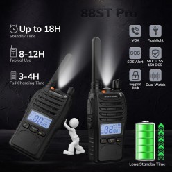 BAOFENG E-88 EKRANLI LİSANSSIZ PMR TELSİZ