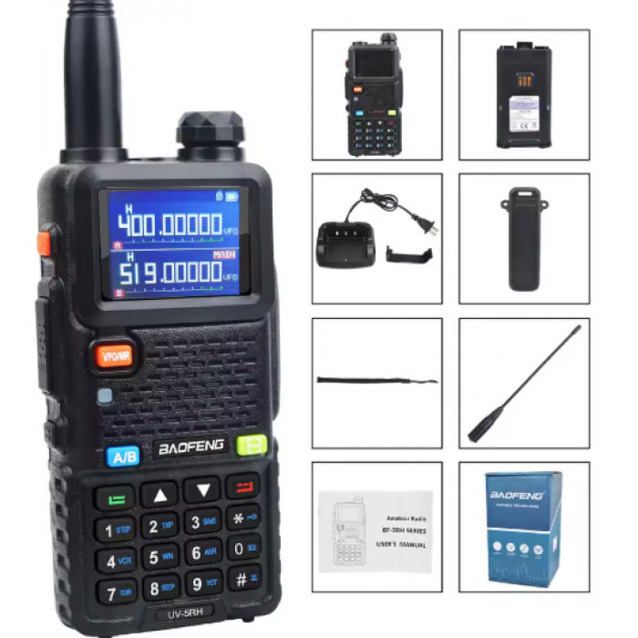 Baofeng 5RH 10 watt Band El Telsizi