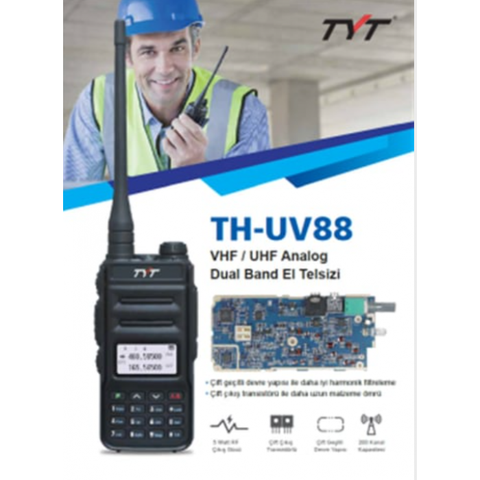 TYT UV-88 Dual Band El telsizi TYT UV-88 Dual Band El telsizi