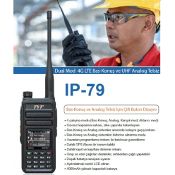 TYT PİLOT TYT IP-79 POC ve Analog Dual Mod El Telsizi