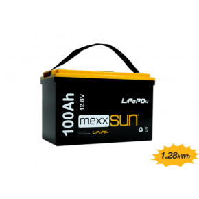 MEXXSUN Lityum Akü 12,8V 100Ah (LiFePo4) 1280Wh