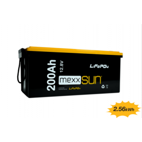 MEXXSUN Lityum Akü 12,8V 200Ah (LiFePo4) 2560Wh