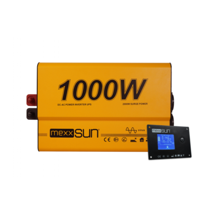 Tam Sinüs UPS Karavan İnverter Remote Ekran 12V 1000W Tam Sinüs UPS Karavan İnverter Remote Ekran 12V 1000W