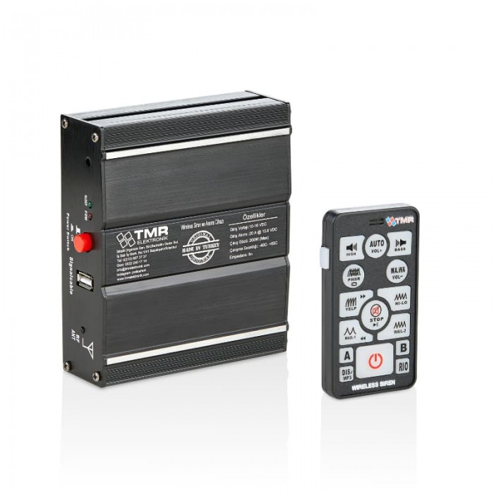 Wireless Kablosuz Siren Anons Cihazı