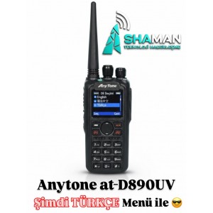 ANYTONE AT-D890UV PLUS DMR ANOLOG EL TELSİZİ TÜRKÇE MENÜLÜ