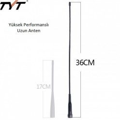 TYT / TEKSER UV88 / UV98 / UV99 Dual Band Uzun Esnek Anten