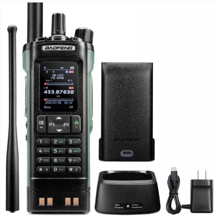 Baofeng DM-32UV 10W Multi-Band DMR El Telsizi