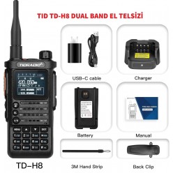 TID TD-H8 Dual Band El telsizi